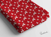 Red Christmas Printed Fabric Online Shopping For Baby